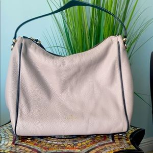 Kate Spade New York shoulder bag. The bag is 10" high, 11 1/2" across, 4" deep.